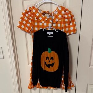 Girlhood by little stocking co dress/sweater set size 10